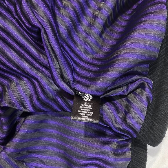 Vtg Y2K Lip Service Wicked Winter Faux Fur Goth Victorian Steampunk Tail Coat - Picture 7 of 9